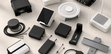 IoT hardware assortiment van Thingsdata: routers, gateways, sensoren, antennes en montagemateriaal